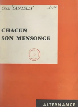 Chacun son mensonge