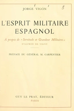 L'esprit militaire espagnol