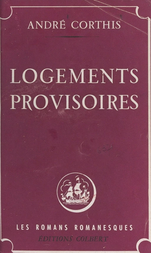 Logements provisoires - André Corthis - FeniXX réédition numérique