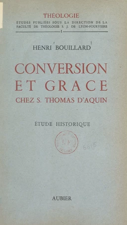 Conversion et grâce chez Saint Thomas d'Aquin