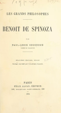 Benoit de Spinoza