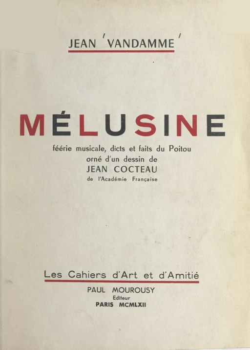 Mélusine - Jean Vandamme - FeniXX réédition numérique