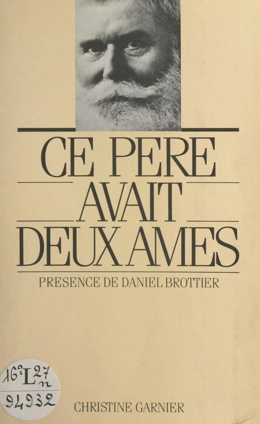 Ce père avait deux âmes - Christine Garnier - FeniXX réédition numérique