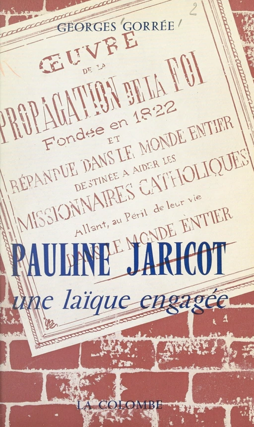 Pauline Jaricot - Georges Gorrée - FeniXX réédition numérique