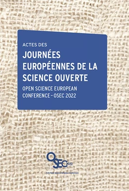 Actes des Journées européennes de la science ouverte