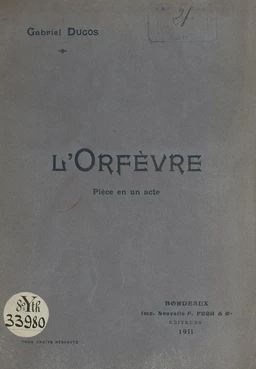 L'orfèvre