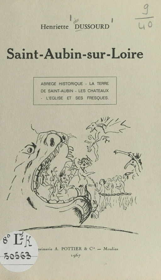 Saint-Aubin-sur-Loire - Henriette Dussourd - FeniXX réédition numérique