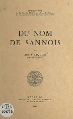 Du nom de Sannois