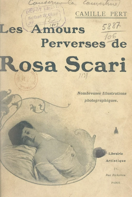 Les amours perverses de Rosa Scari - Camille Pert - FeniXX réédition numérique