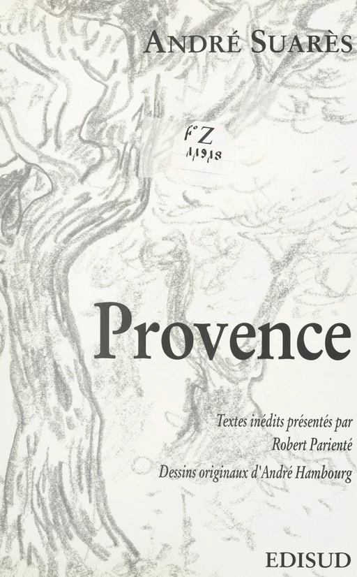 Provence - André Suarès - FeniXX réédition numérique