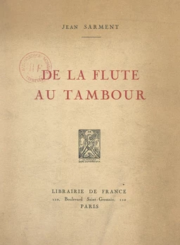 De la flûte au tambour