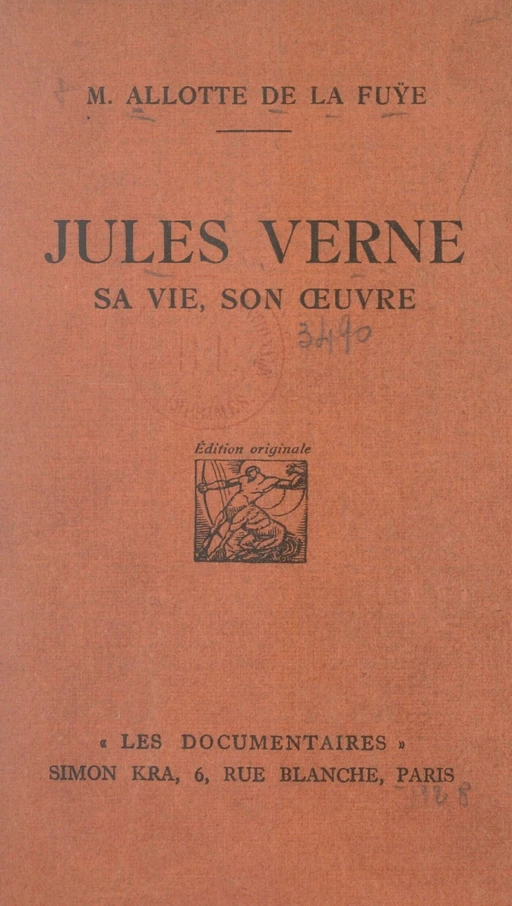 Jules Verne - Marguerite Allotte de La Fuÿe - FeniXX réédition numérique