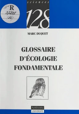 Glossaire d'écologie fondamentale