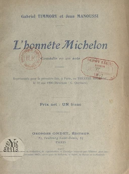 L'honnête Michelon