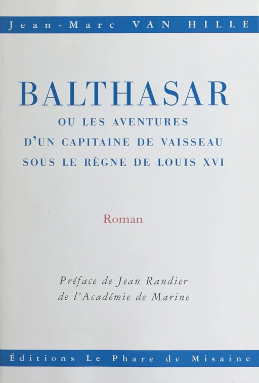 Balthasar - Jean-Marc Van Hille - FeniXX réédition numérique