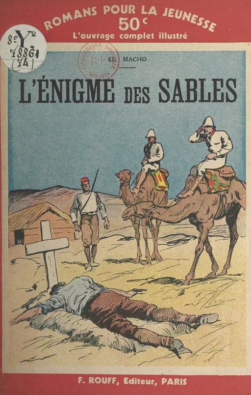 L'énigme des sables - Georges Vidal - FeniXX réédition numérique