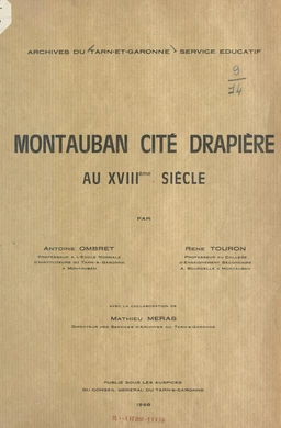 Montauban, cité drapière au XVIIIe siècle