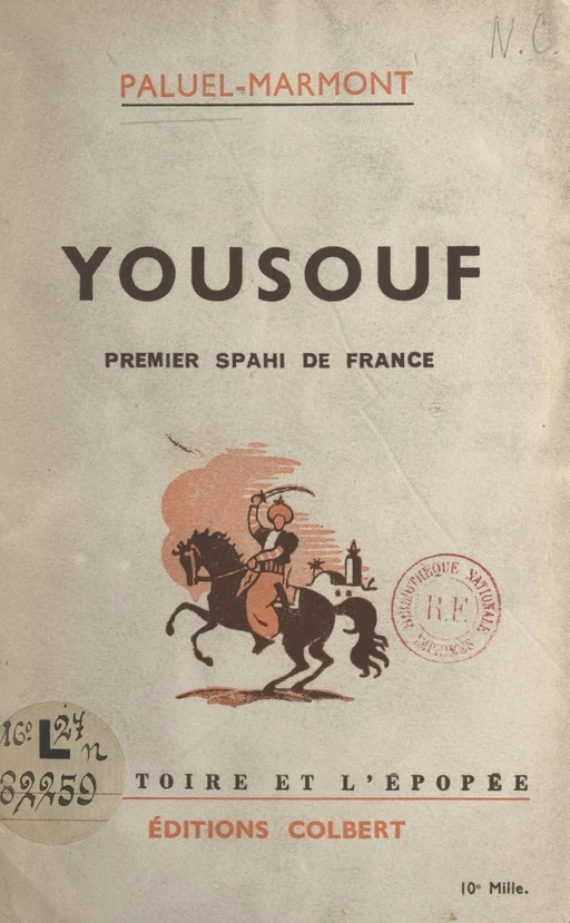 Yousouf -  Paluel-Marmont - FeniXX réédition numérique