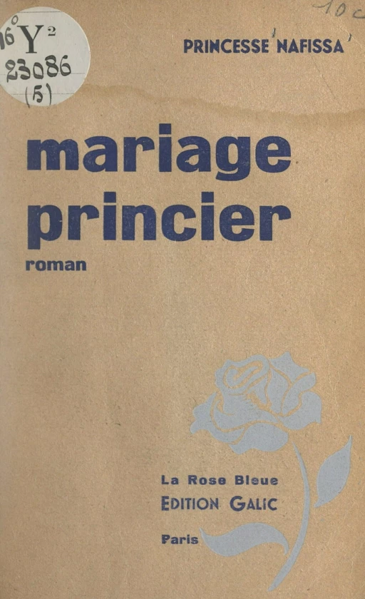 Mariage princier -  Princesse Nafissa - FeniXX réédition numérique