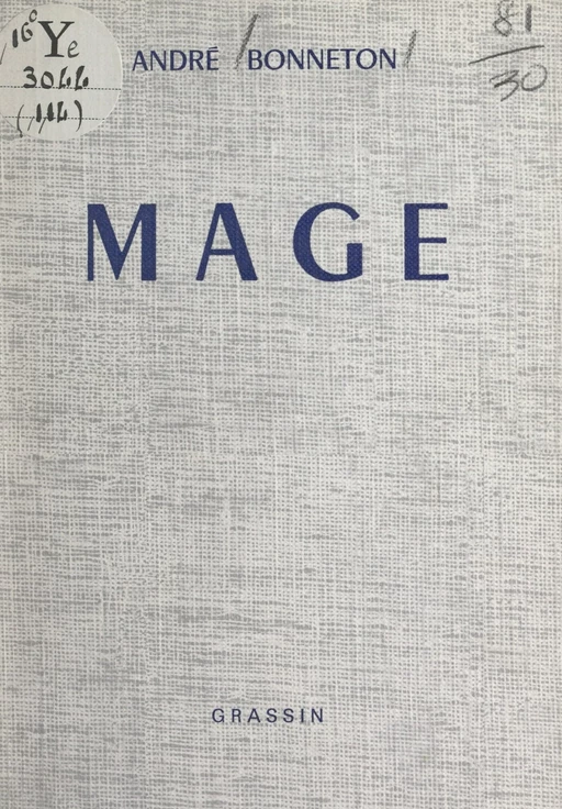 Mage - André Bonneton - FeniXX réédition numérique