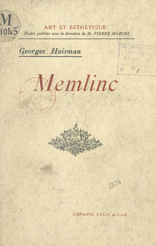 Memlinc - Georges Huisman - FeniXX réédition numérique