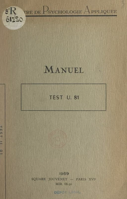 Manuel d'application: Test U. 81