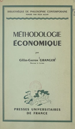 Méthodologie économique