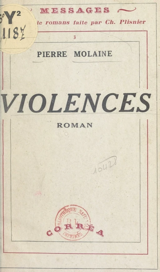 Violences - Pierre Molaine - FeniXX réédition numérique