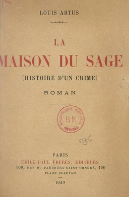 La maison du sage