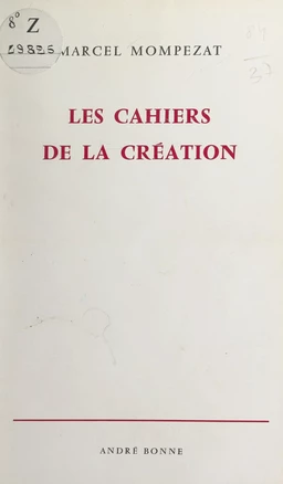 Les cahiers de la création