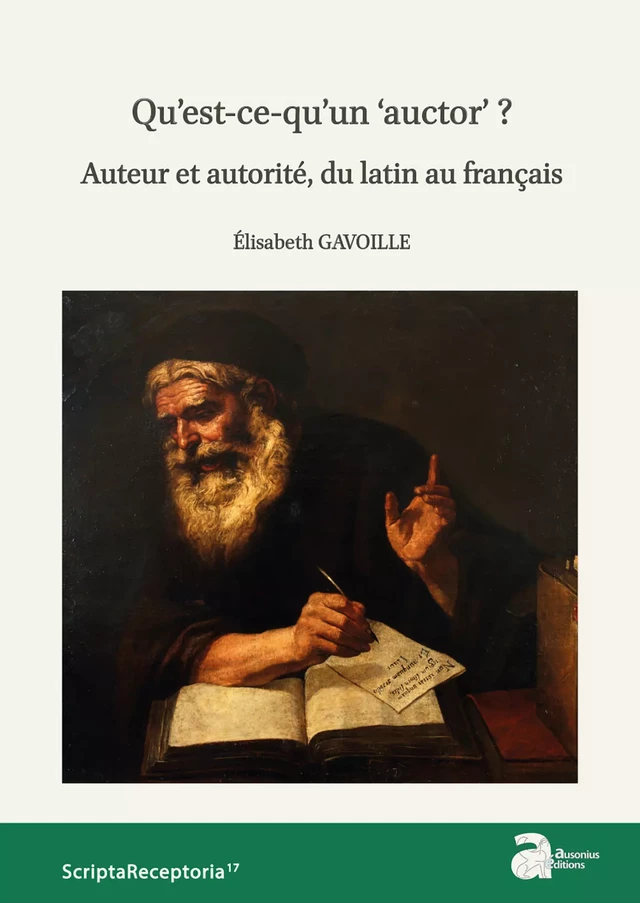 Qu'est-ce qu'un auctor ? -  - Ausonius Éditions