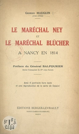 Le maréchal Ney et le maréchal Blücher à Nancy en 1814