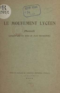 Le mouvement lycéen (manuel)