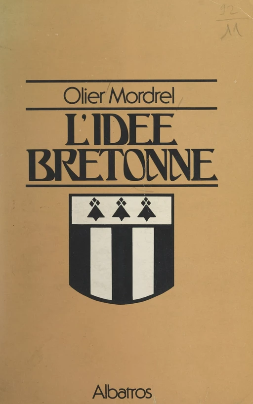 L'idée bretonne - Olier Mordrel - FeniXX réédition numérique