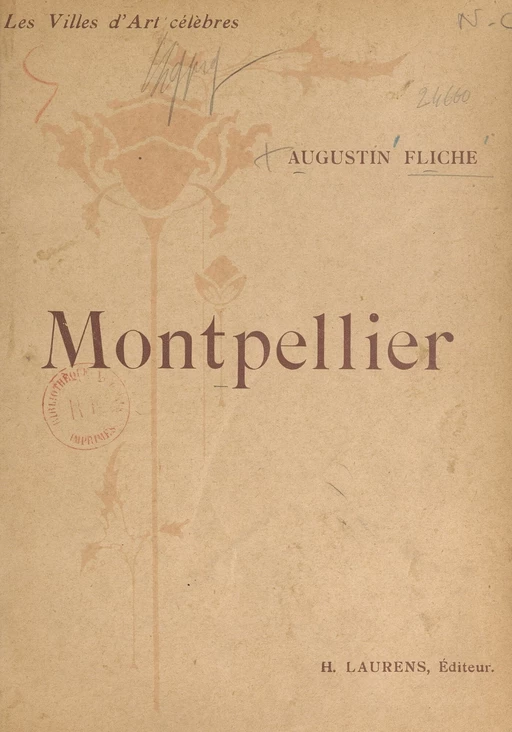 Montpellier - Augustin Fliche - FeniXX réédition numérique