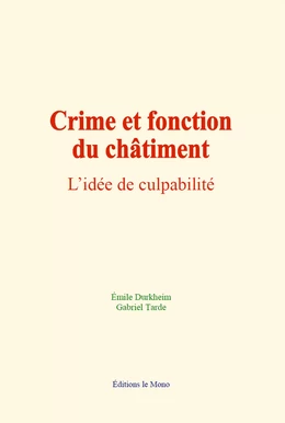 Crime et fonction du châtiment