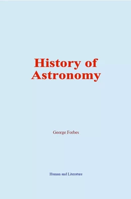 History of Astronomy