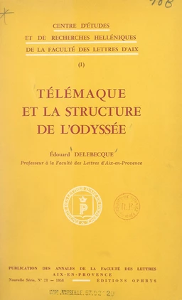 Télémaque et la structure de l'Odyssée