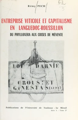 Entreprise viticole et capitalisme en Languedoc Roussillon