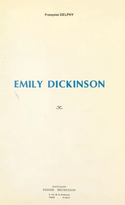 Emily Dickinson