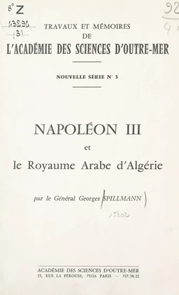 Napoléon III et le royaume arabe d'Algérie