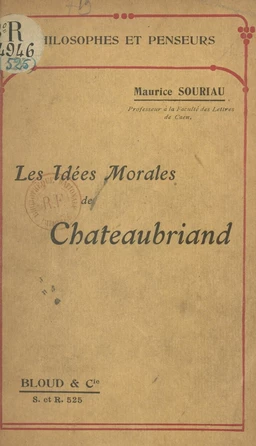 Les idées morales de Chateaubriand