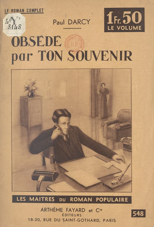 Obsédé par ton souvenir - Paul Darcy - FeniXX réédition numérique