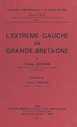 L'extrême Gauche en Grande-Bretagne