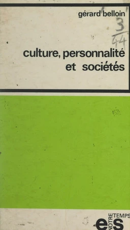 Culture, personnalité et sociétés