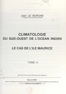 Climatologie du Sud-Ouest de l'océan Indien : le cas de l'île Maurice (2)