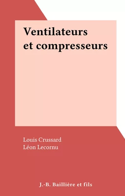 Ventilateurs et compresseurs