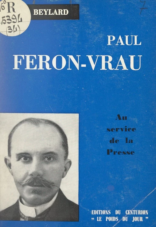 Paul Féron-Vrau - Hugues Beylard - FeniXX réédition numérique