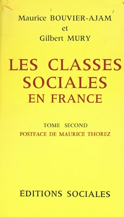 Les classes sociales en France (2)