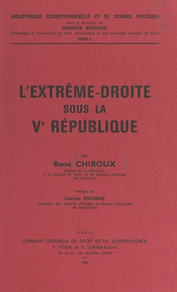 L'extrême-droite sous la Ve République